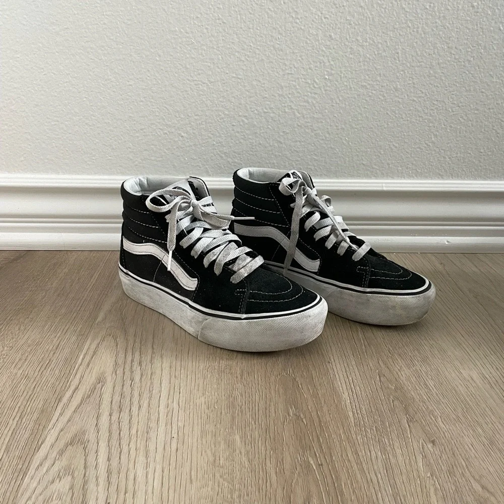 Platform vans sk8 hi high top vans - Picture 1 of 6
